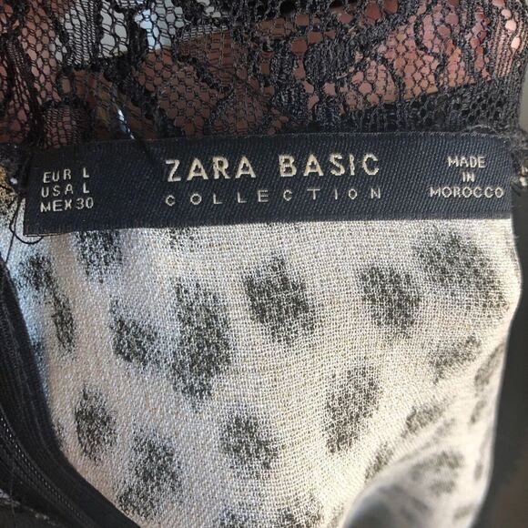 Zara Cheetah print fit & flare midi dress Preowned - Picture 7 of 7